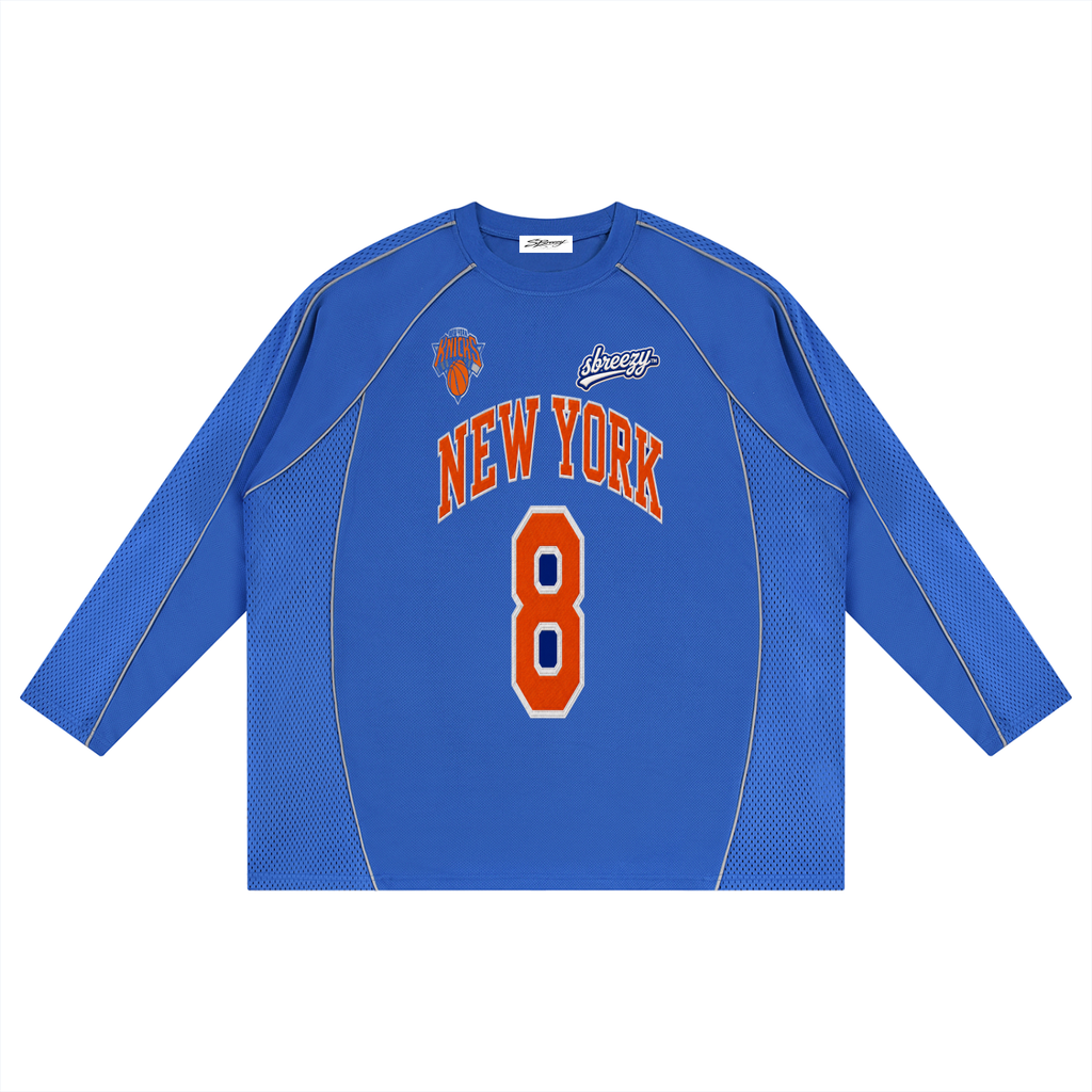 OG Anunoby sbreezy Knicks Paneled Raglan Soccer Jersey