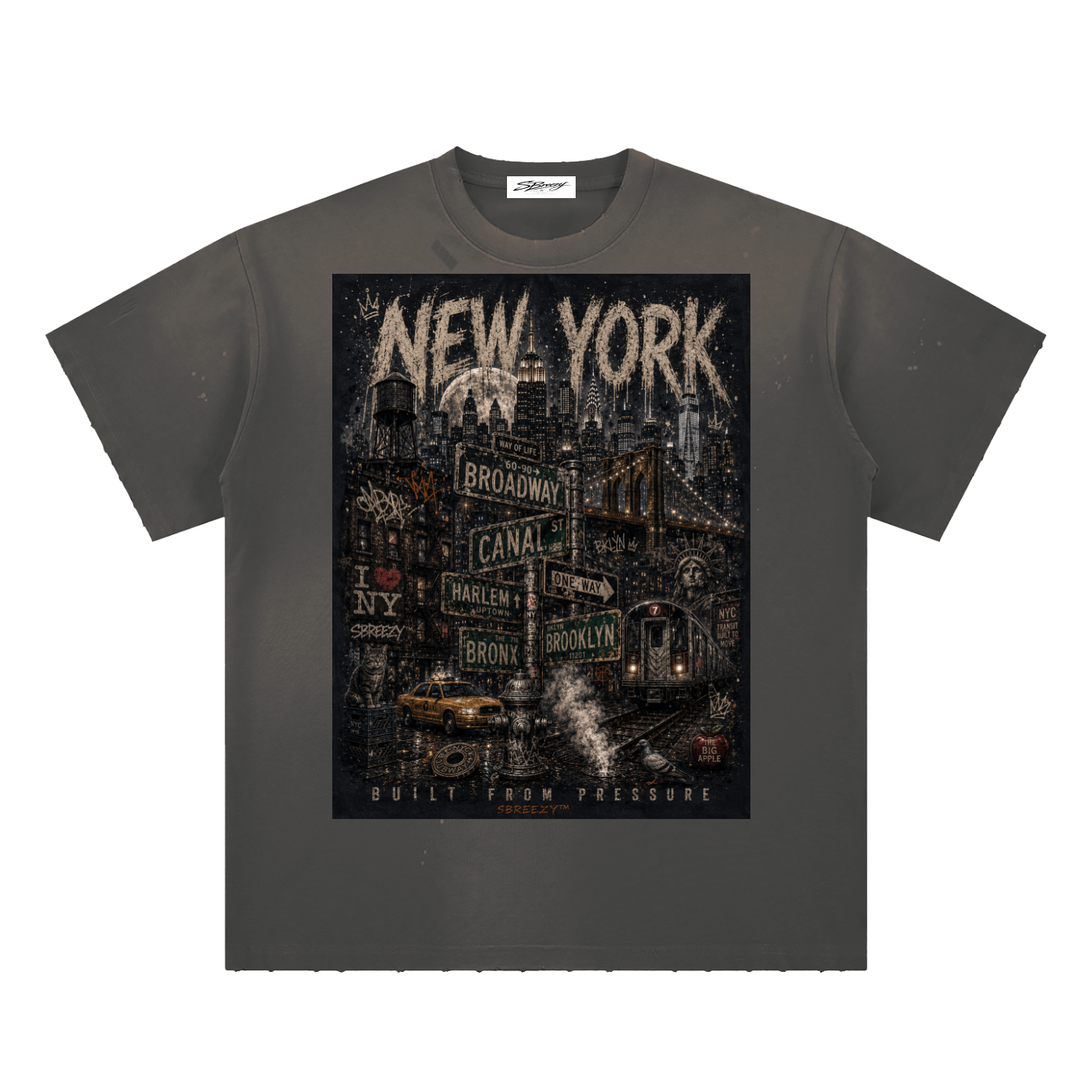 Nyc Paint Splatter T-Shirt