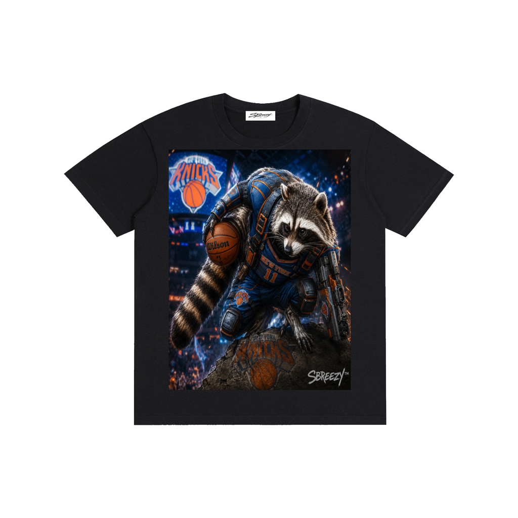 Knicks rocket raccoon style