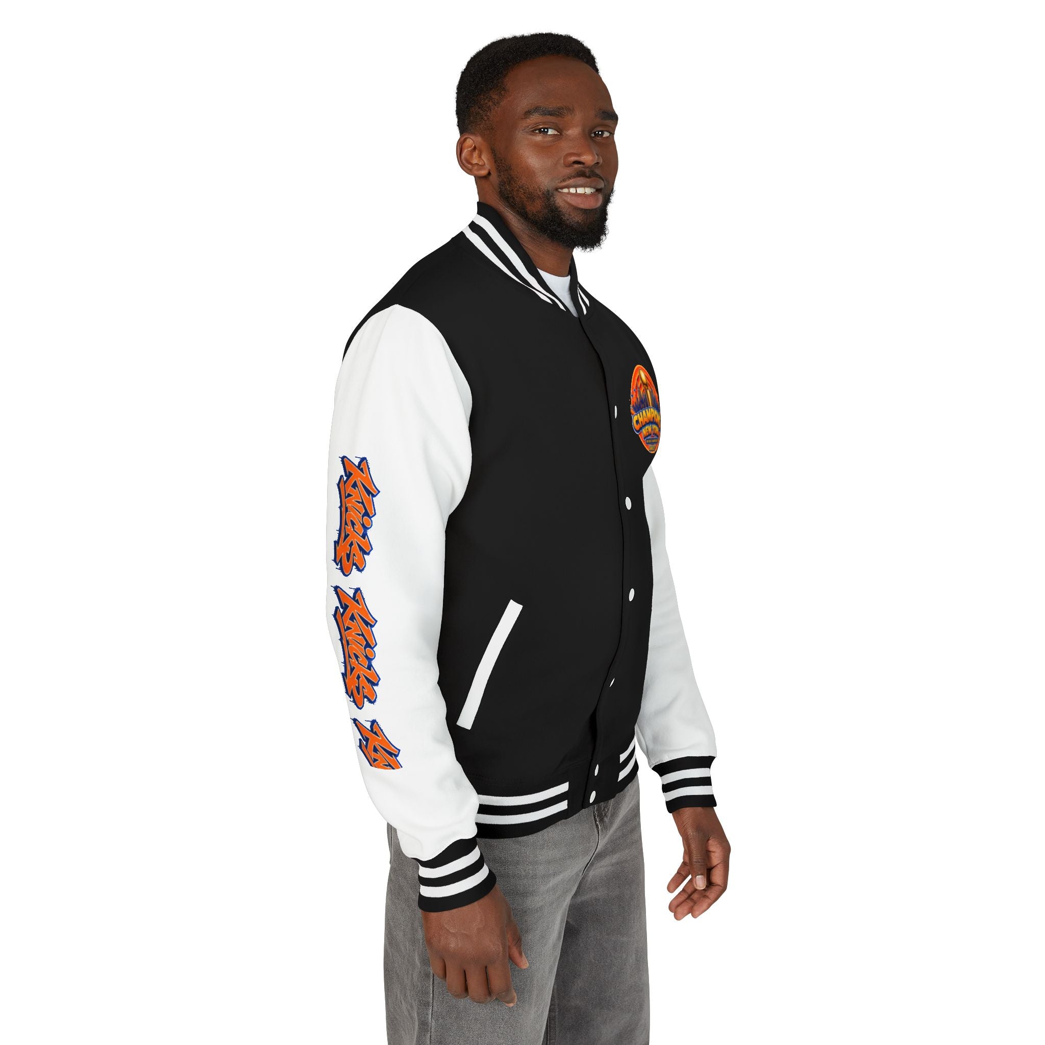Knicks Championship Letterman Jacket — "That's All, Folks!" New York Stand Up