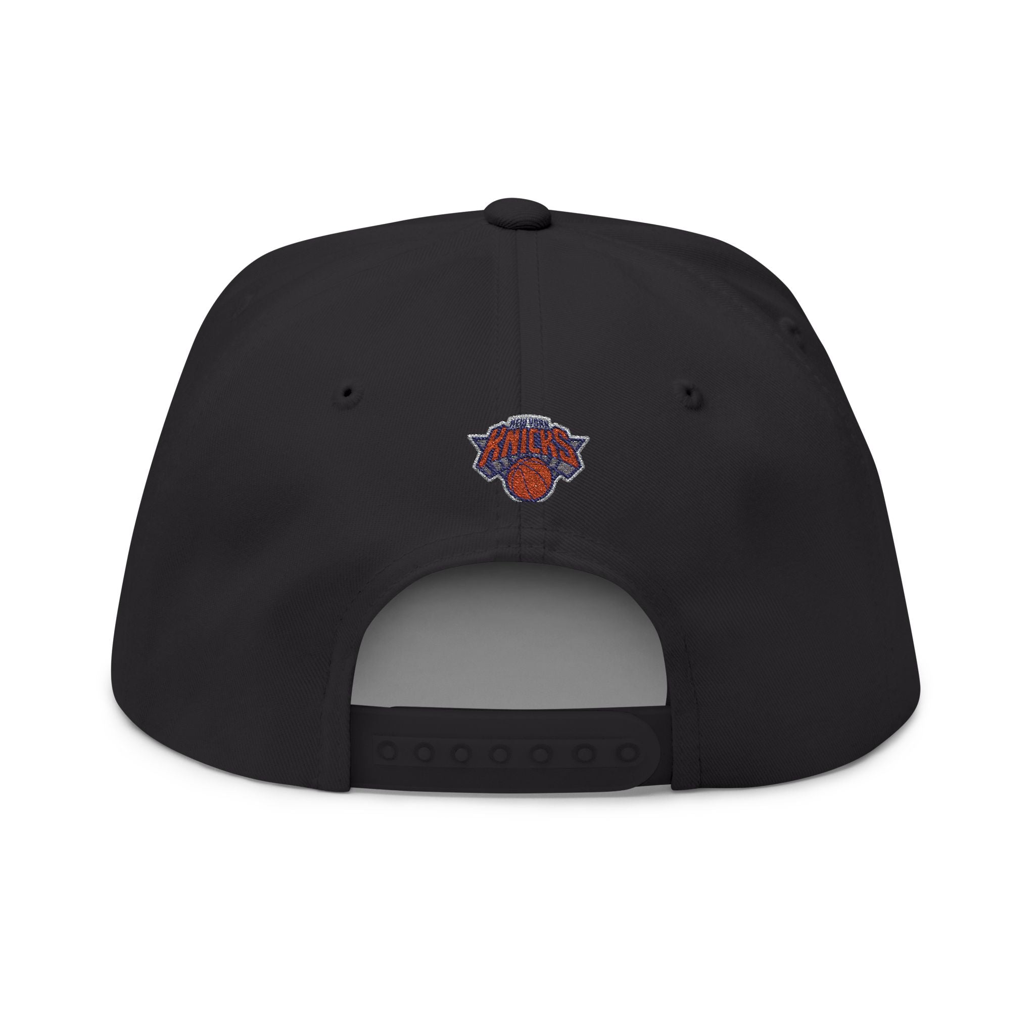 New York Dad Basketball Flat Bill Cap — Embroidered Sports Dad Hat
