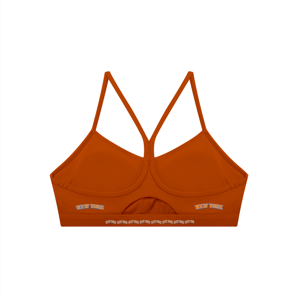 Knicks Women's Tight Cropped Sports Bra