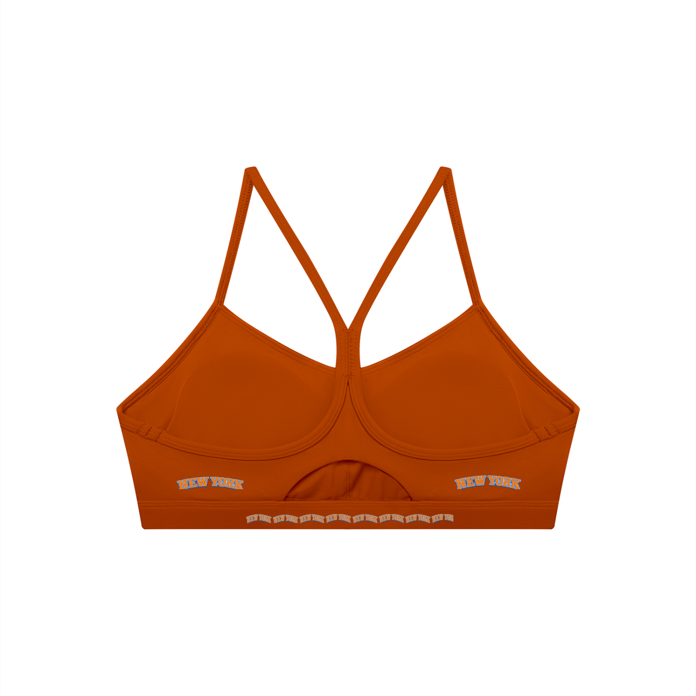Knicks Women's Tight Cropped Sports Bra