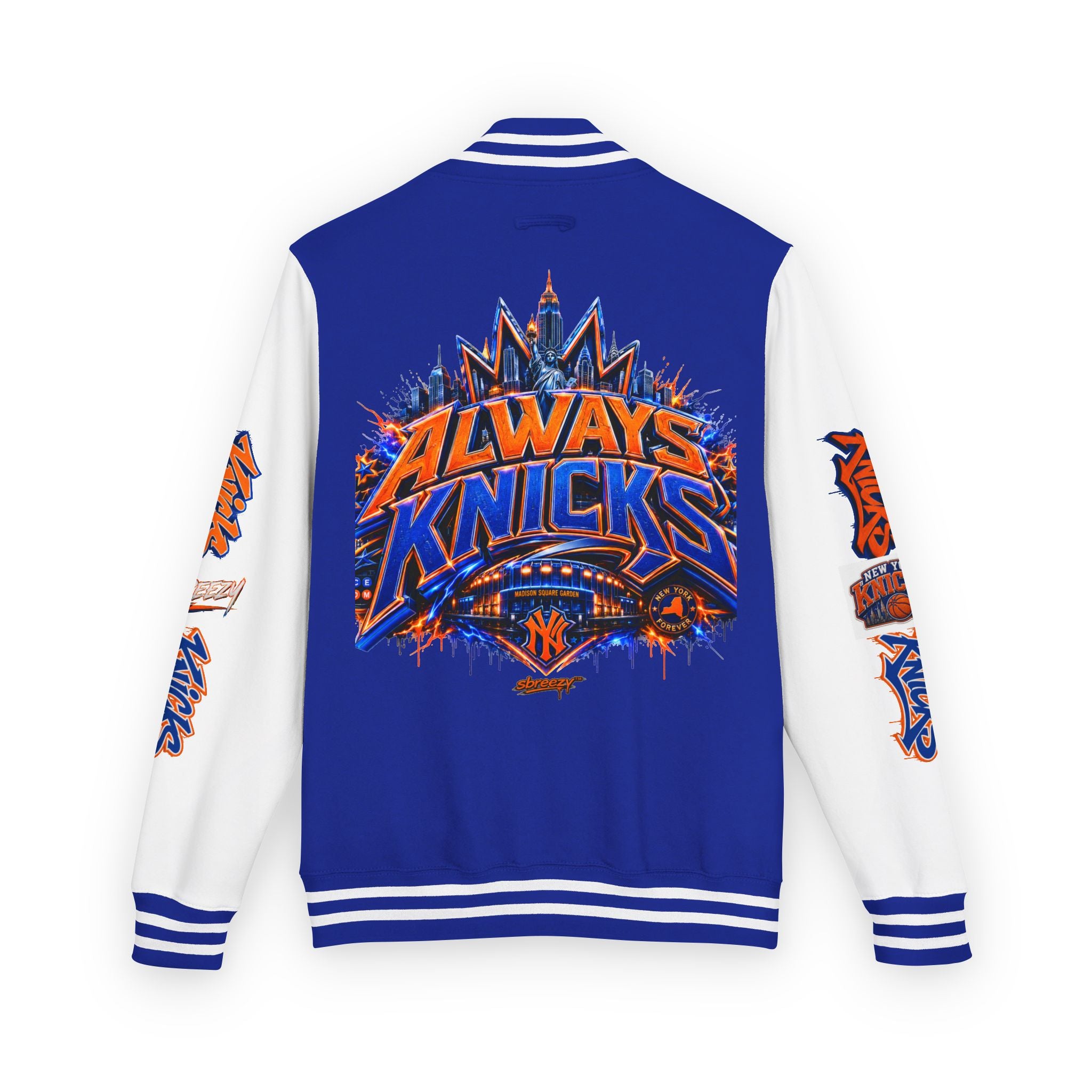 Always Knicks Letterman Jacket — New York Basketball Varsity Jacket