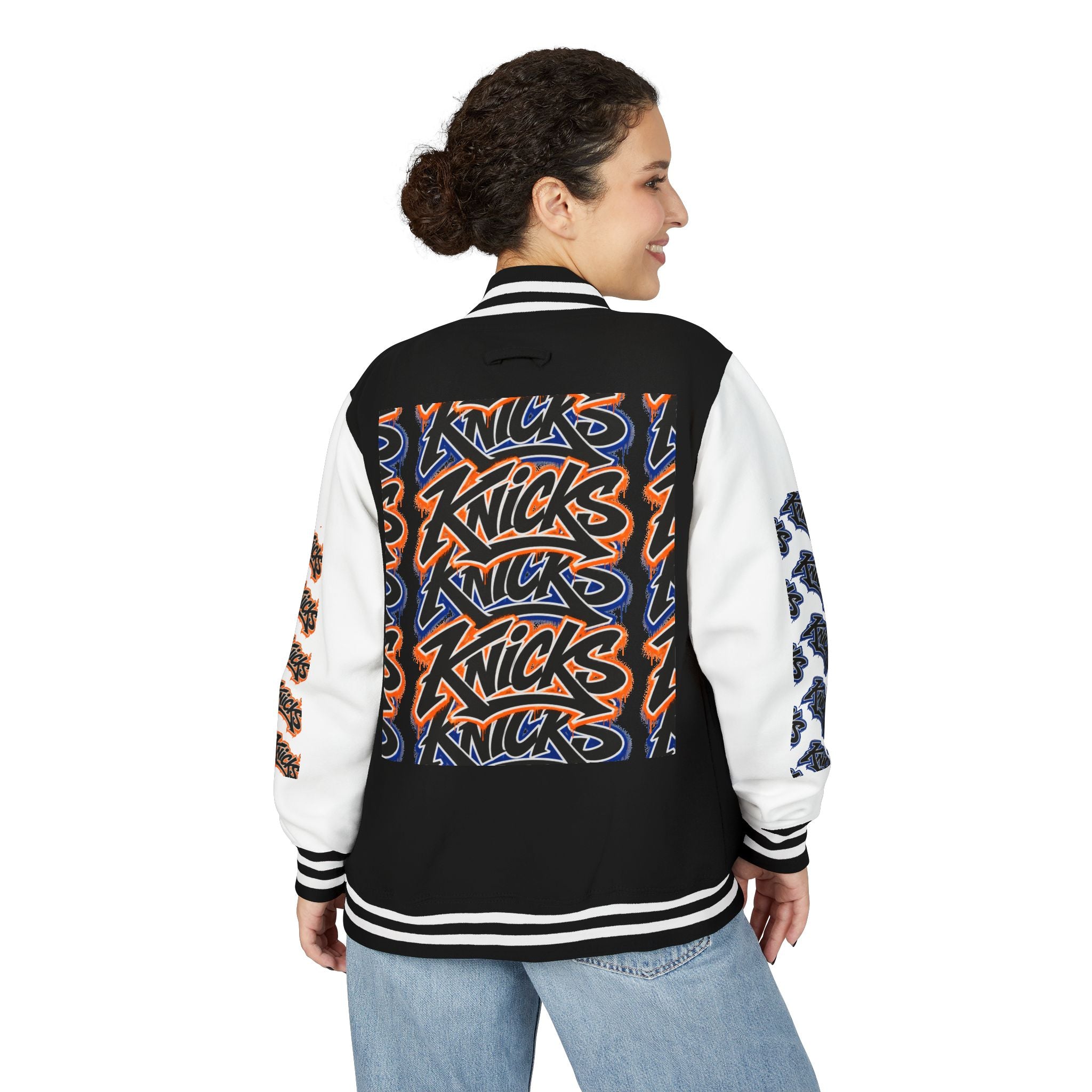 Knicks Graffiti Letterman Jacket