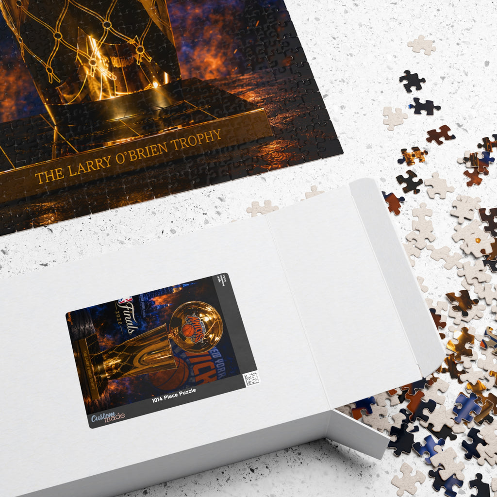 NBA Finals Trophy Puzzle — Basketball Championship Jigsaw (110/252/520/1014 pcs)