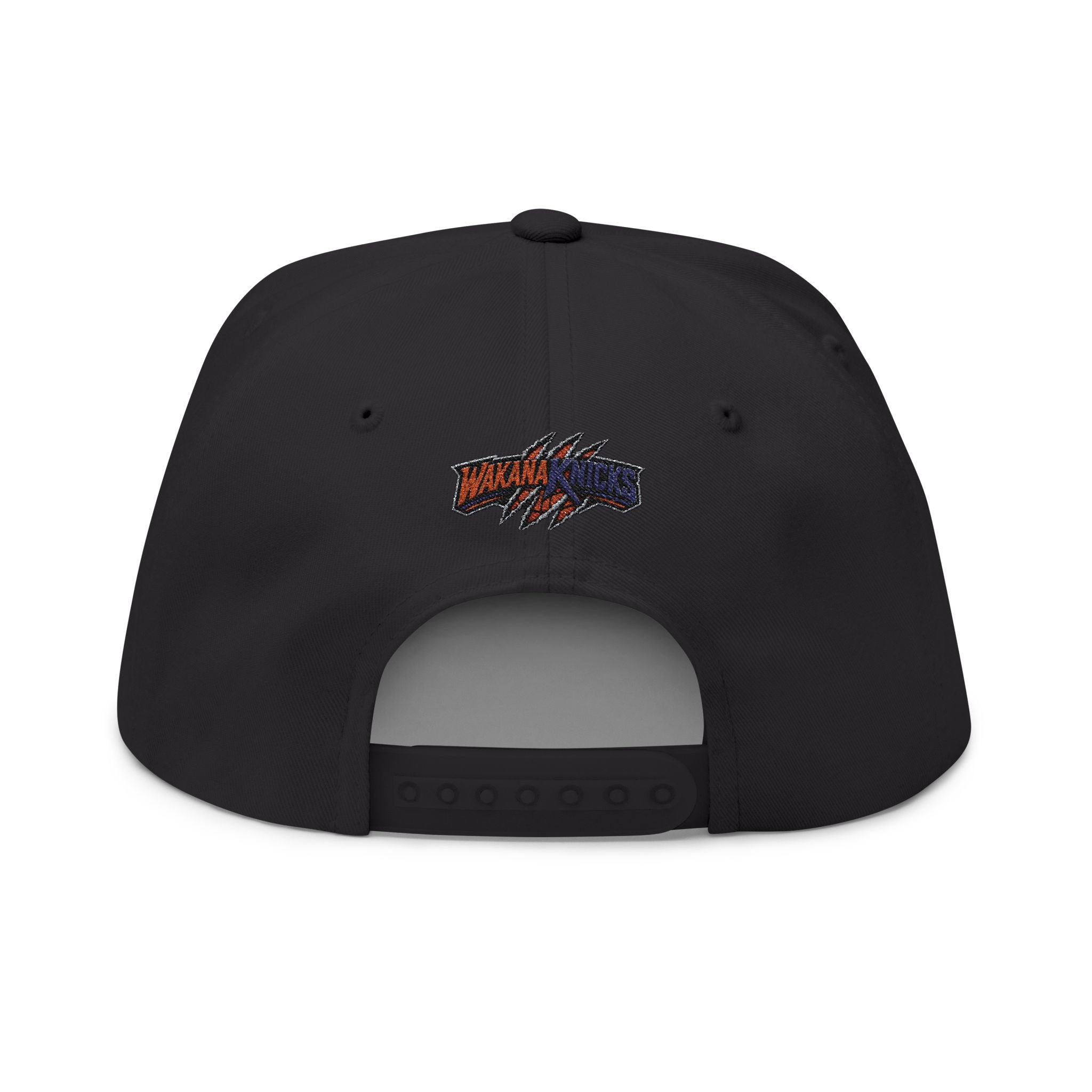 Wakana Knicks Flat Bill Cap — Embroidered Streetwear Snapback