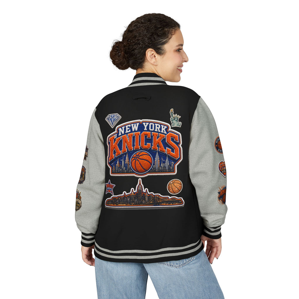 Knicks Patch Letterman Jacket — New York Basketball Varsity Jacket