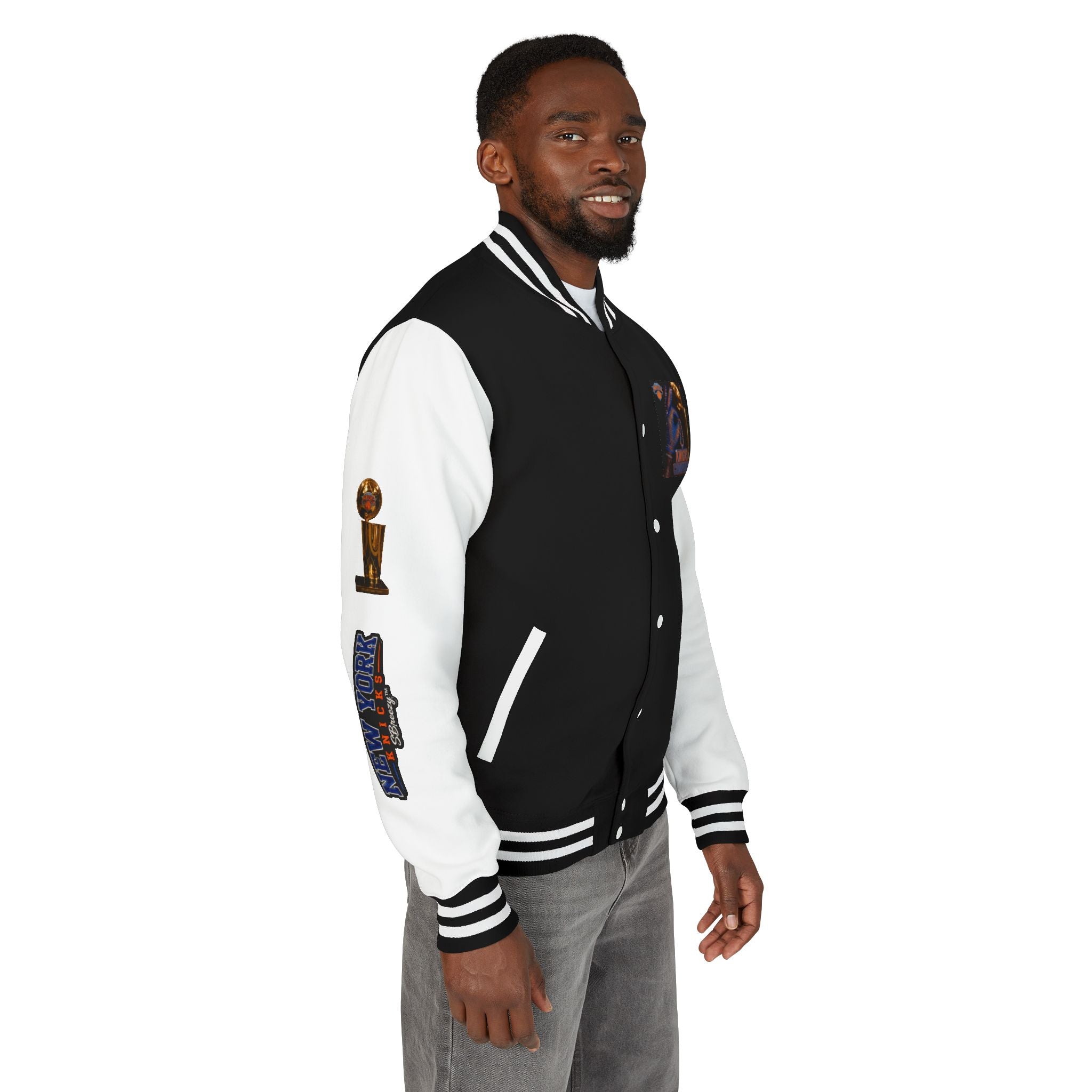 Knicks Letterman Jacket — Vintage NYC Basketball Varsity Jacket