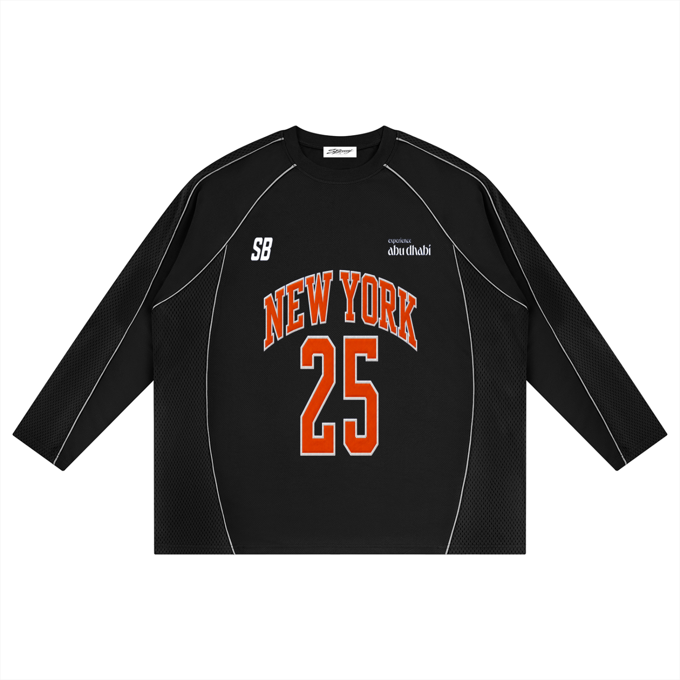 MIKAL BRIDGES Sbreezy Knicks Paneled Raglan Soccer Jersey