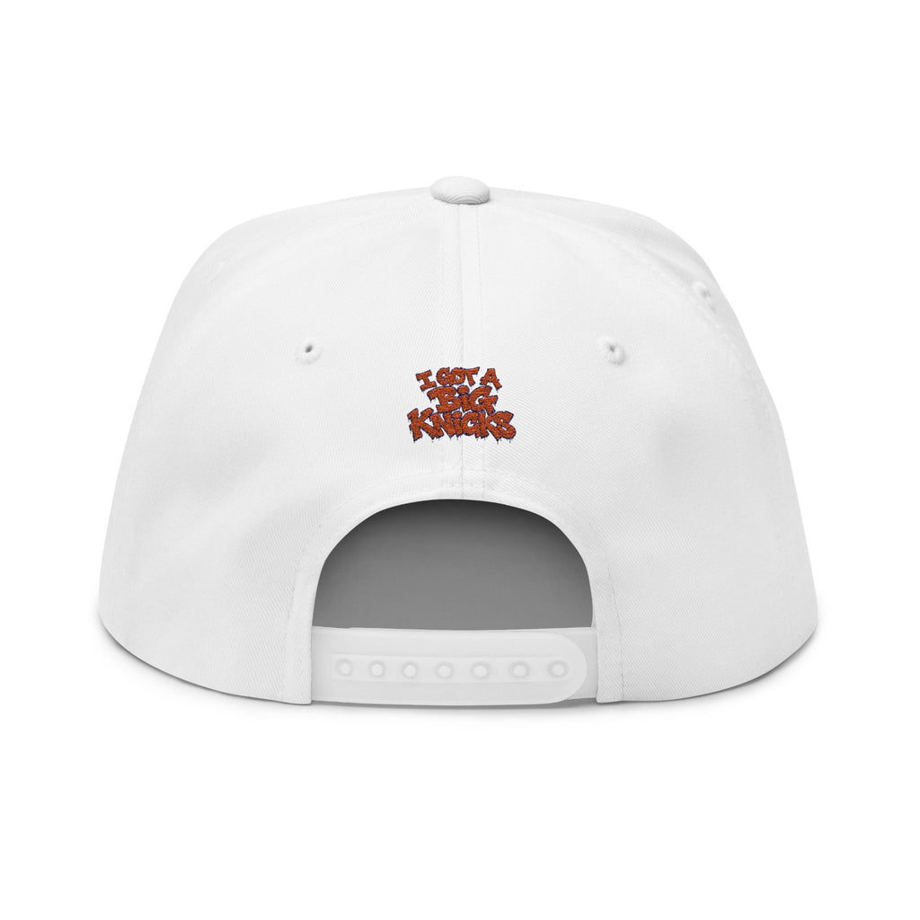 Embroidered Rocket Knicks Big Boy Flat Bill Cap