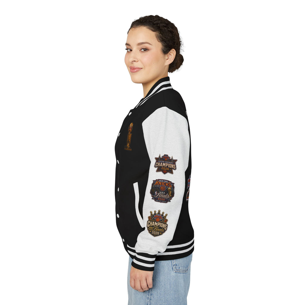 Knicks Patch Letterman Jacket — New York Basketball Varsity Jacket