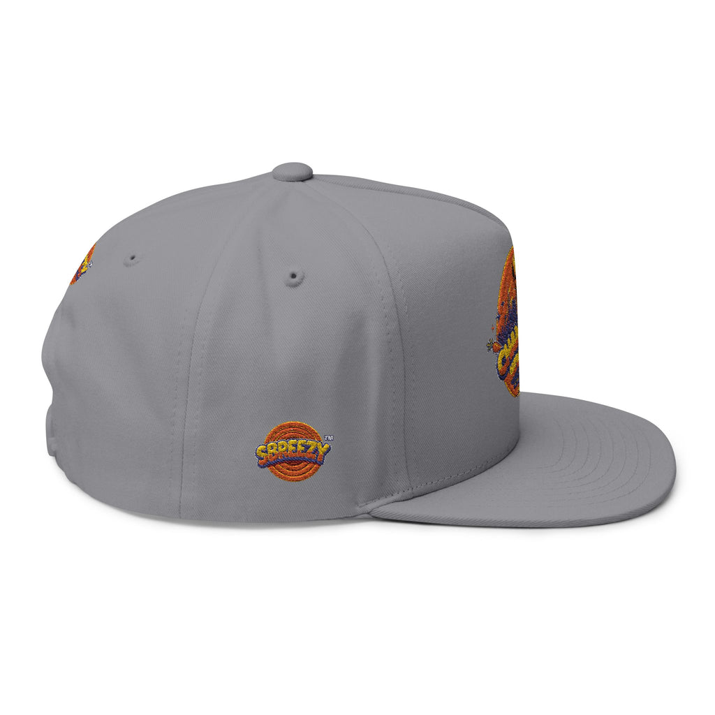 Champions Patch Flat Bill Cap — Embroidered New York Sports Snapback