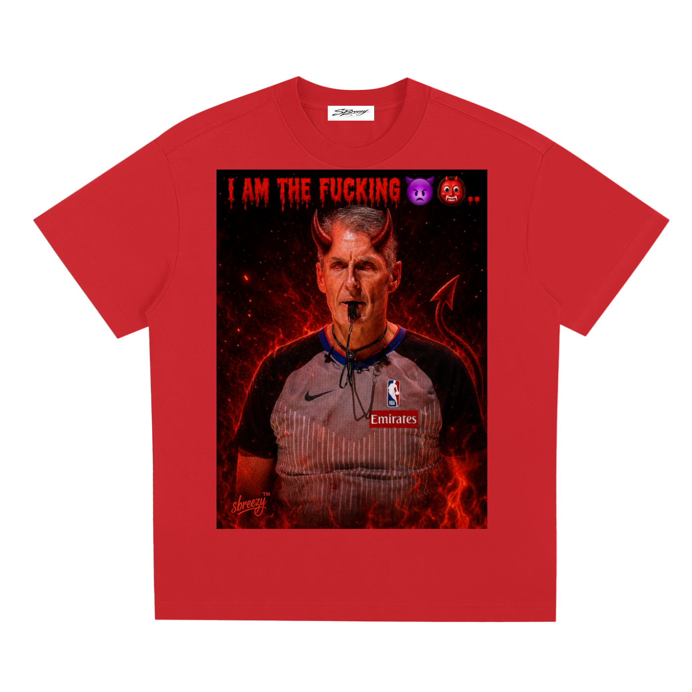 Evil devil NBA Foster T-Shirt