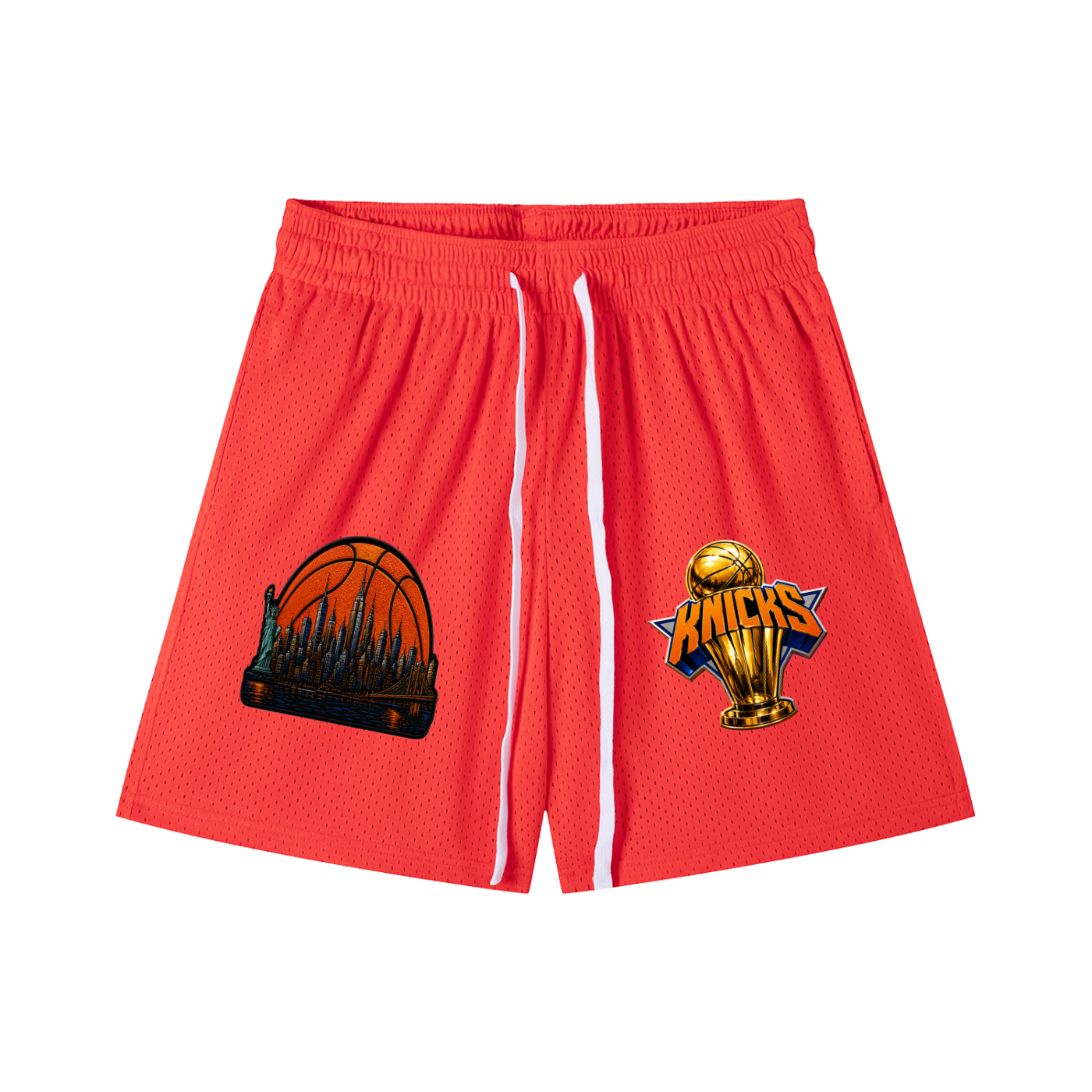 Knicks Championship Mesh Drawstring Shorts