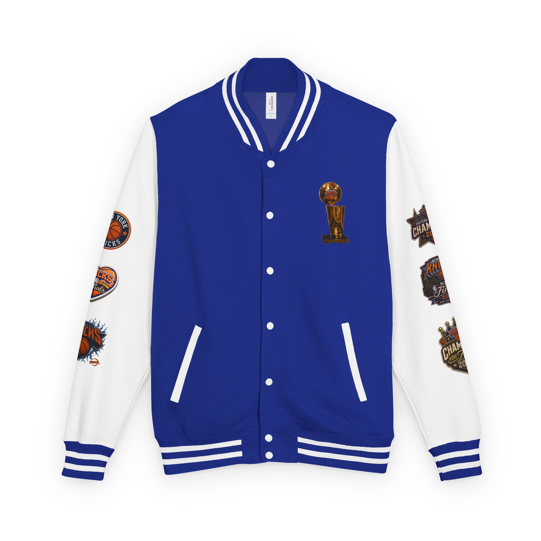 Knicks Patch Letterman Jacket — New York Basketball Varsity Jacket