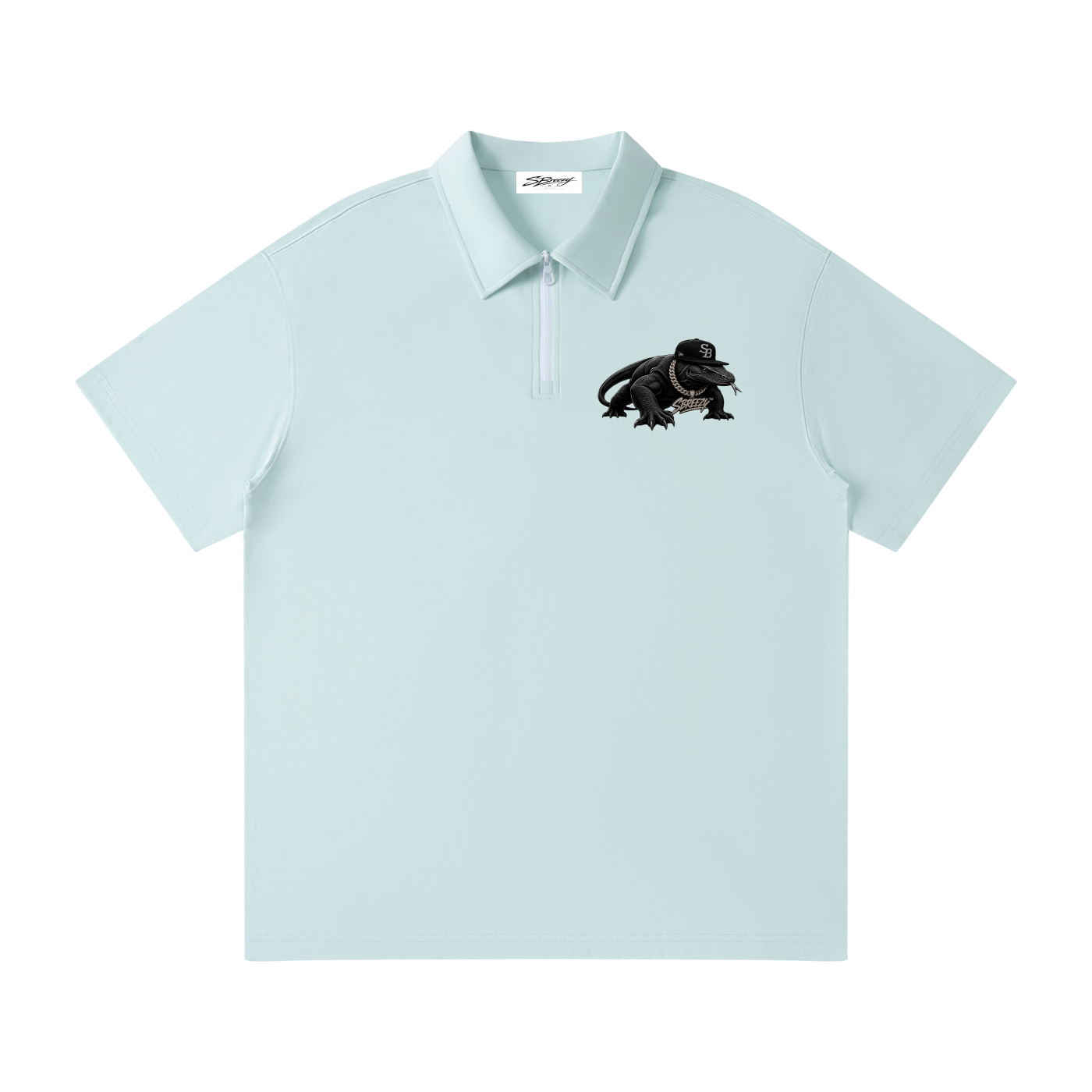Sbreezy Komo Dragon Quarter-Zip Polo Shirt