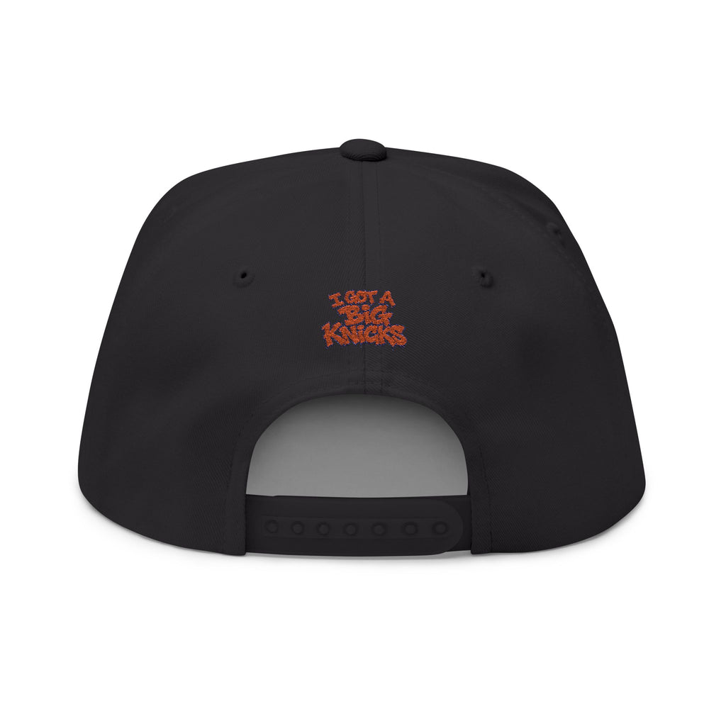 Embroidered Rocket Knicks Big Boy Flat Bill Cap
