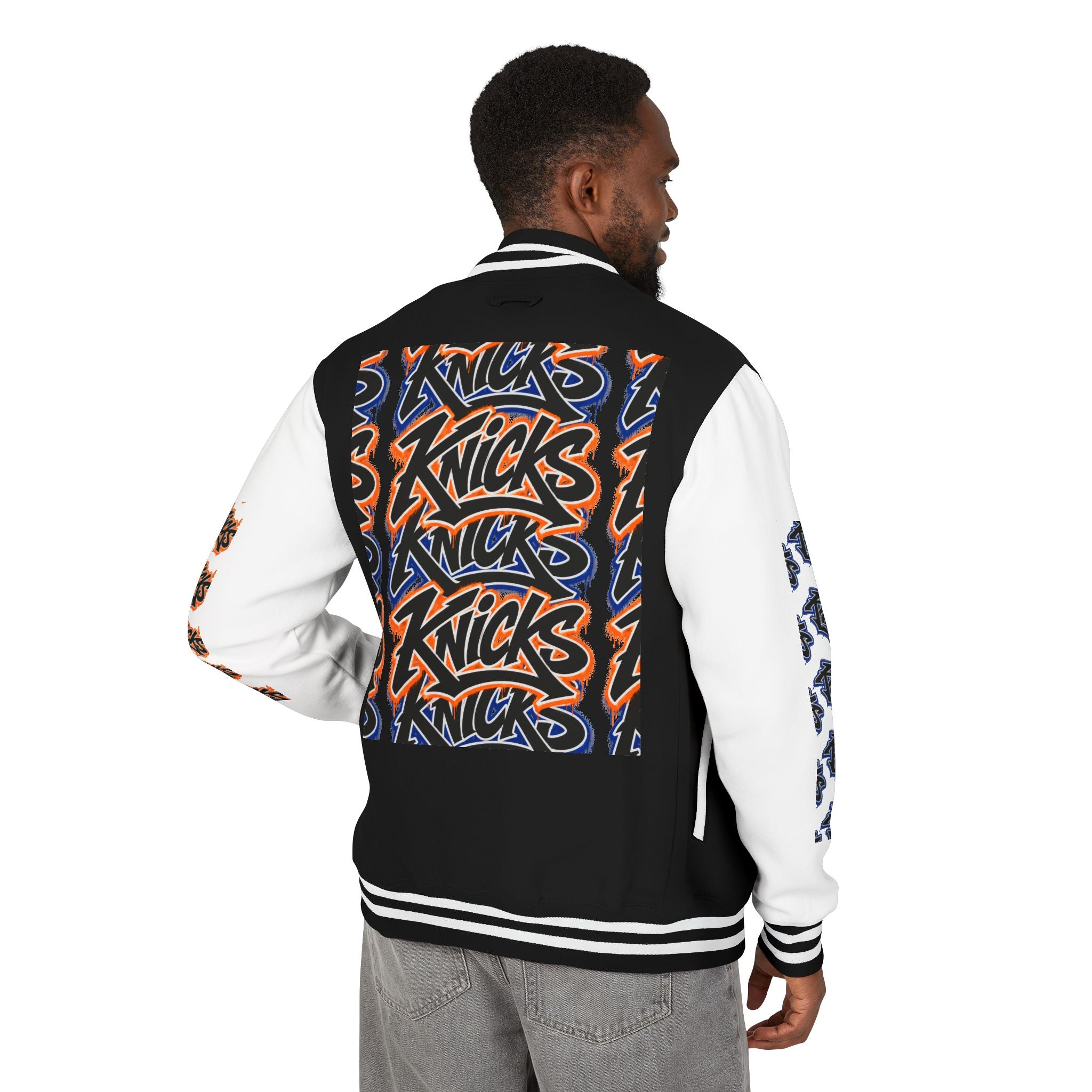 Knicks Graffiti Letterman Jacket