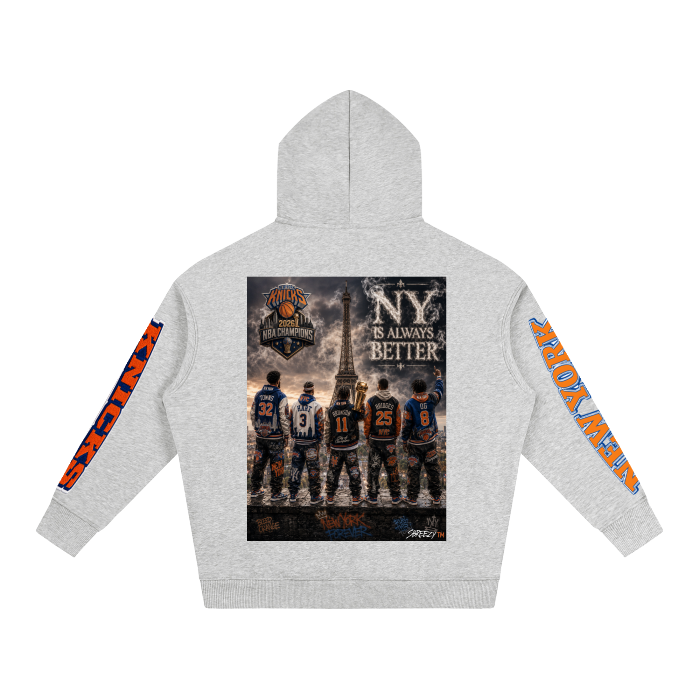 Knicks Paris tour Hoodie