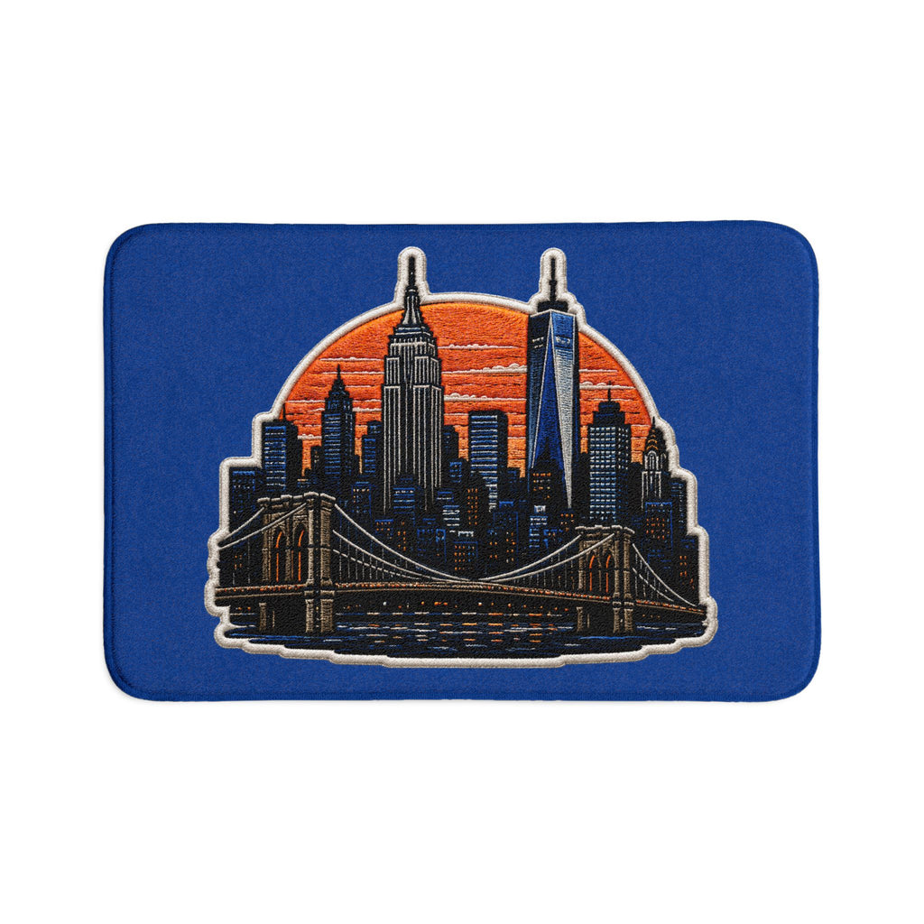New York Knicks 3-Piece Bath Mat Set — NBA Basketball Bathroom Rugs