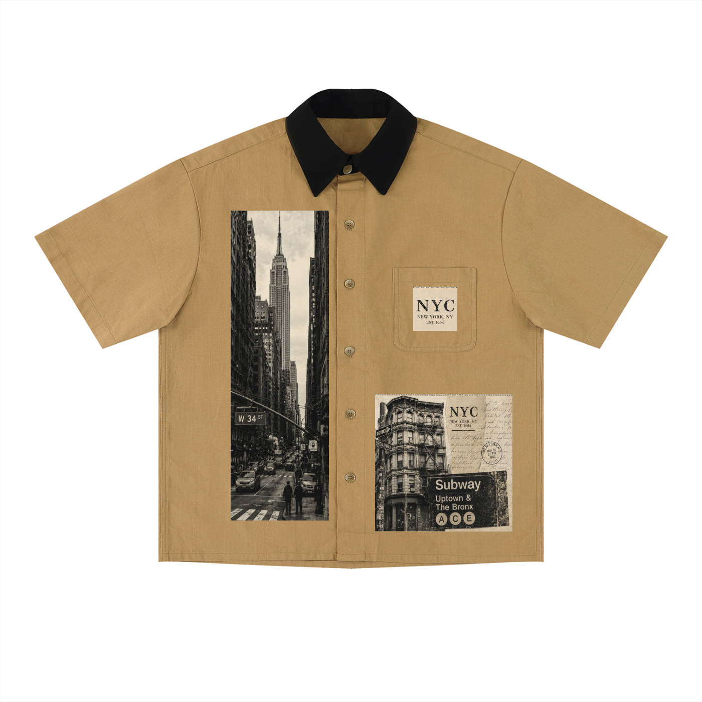 Nyc homer Short Sleeve Shirt