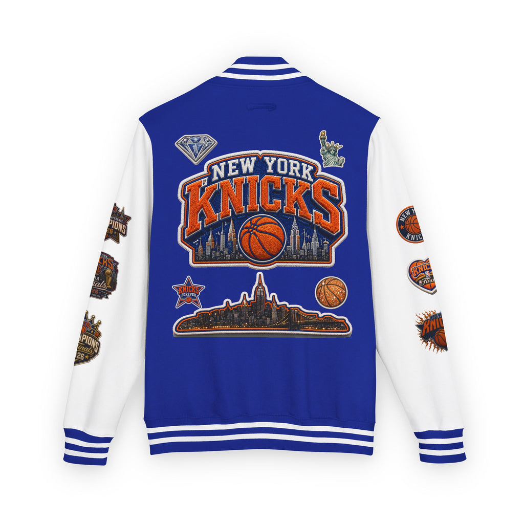 Knicks Patch Letterman Jacket — New York Basketball Varsity Jacket