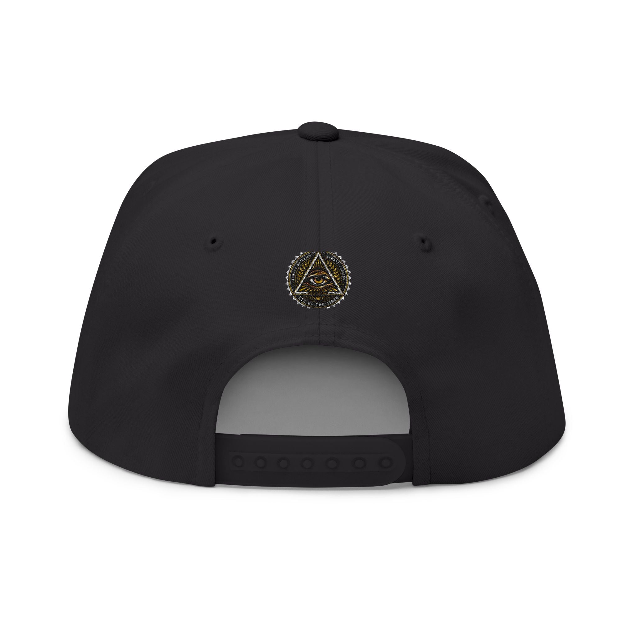 All-Seeing Eye Embroidered Flat Bill Cap — "KNICKS LIFE" Streetwear Snapback