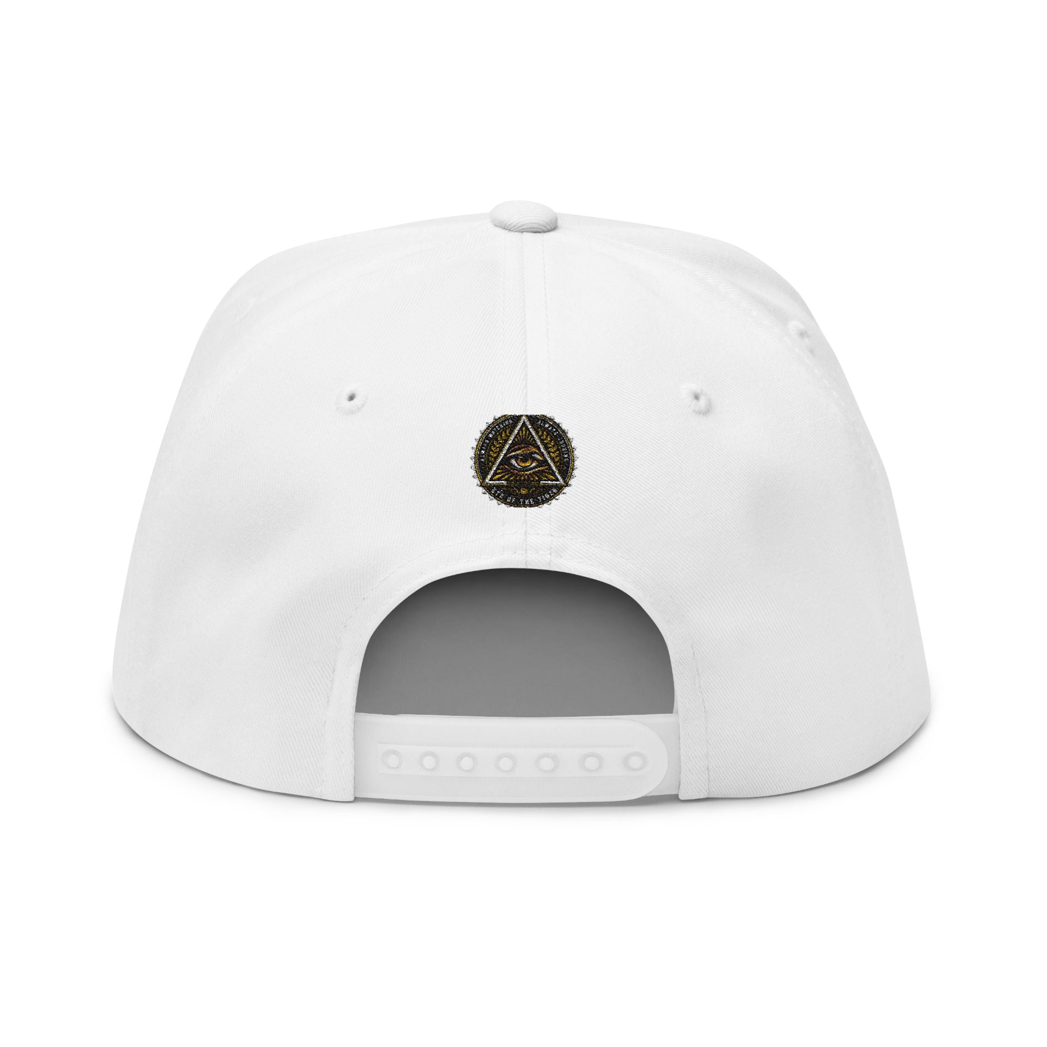 All-Seeing Eye Embroidered Flat Bill Cap — "KNICKS LIFE" Streetwear Snapback