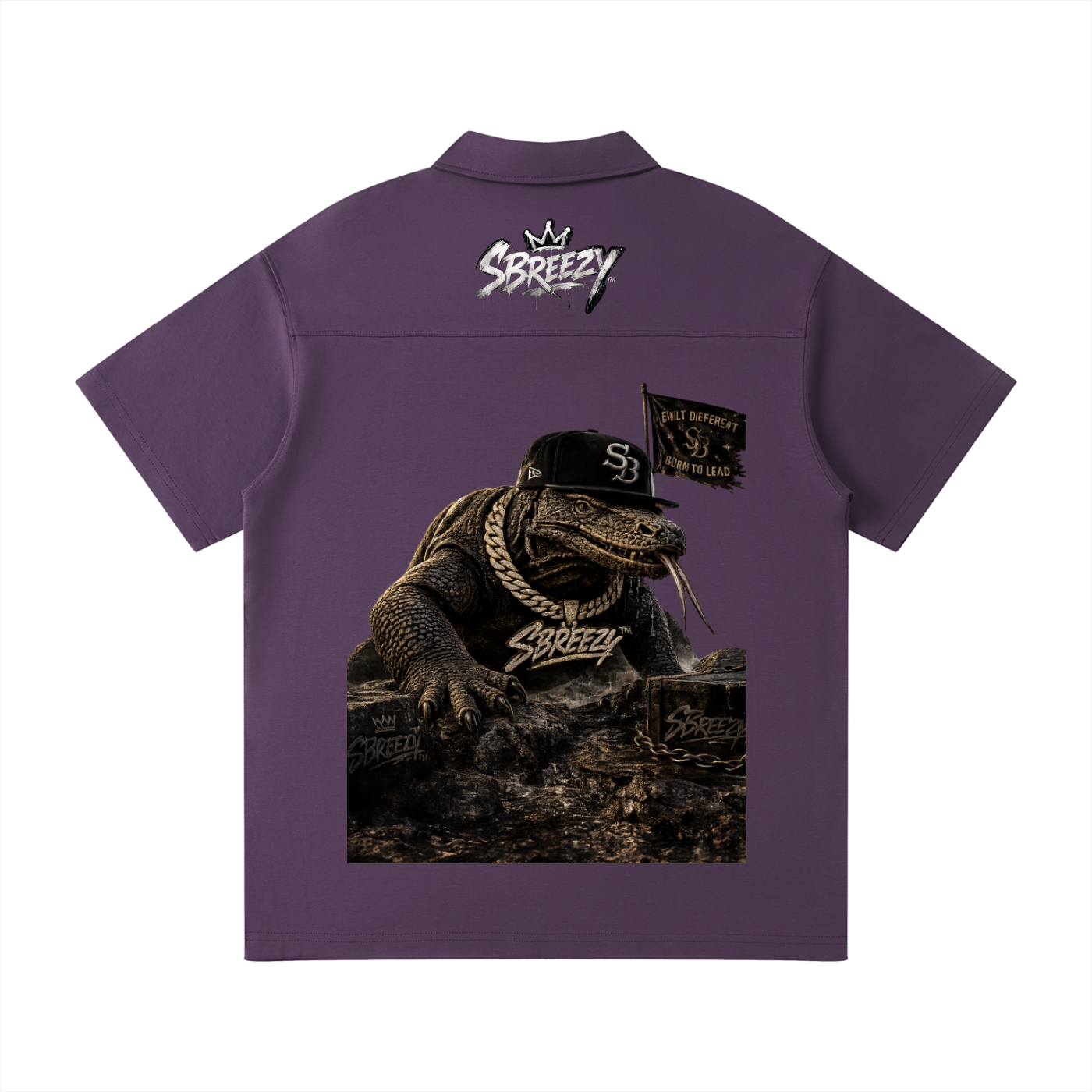 Sbreezy Komo Dragon Quarter-Zip Polo Shirt