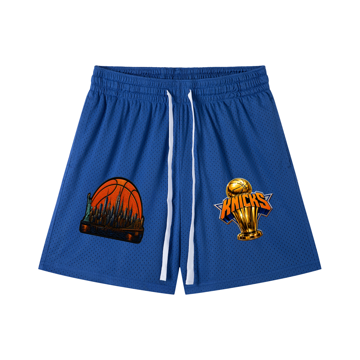 Knicks Championship Mesh Drawstring Shorts