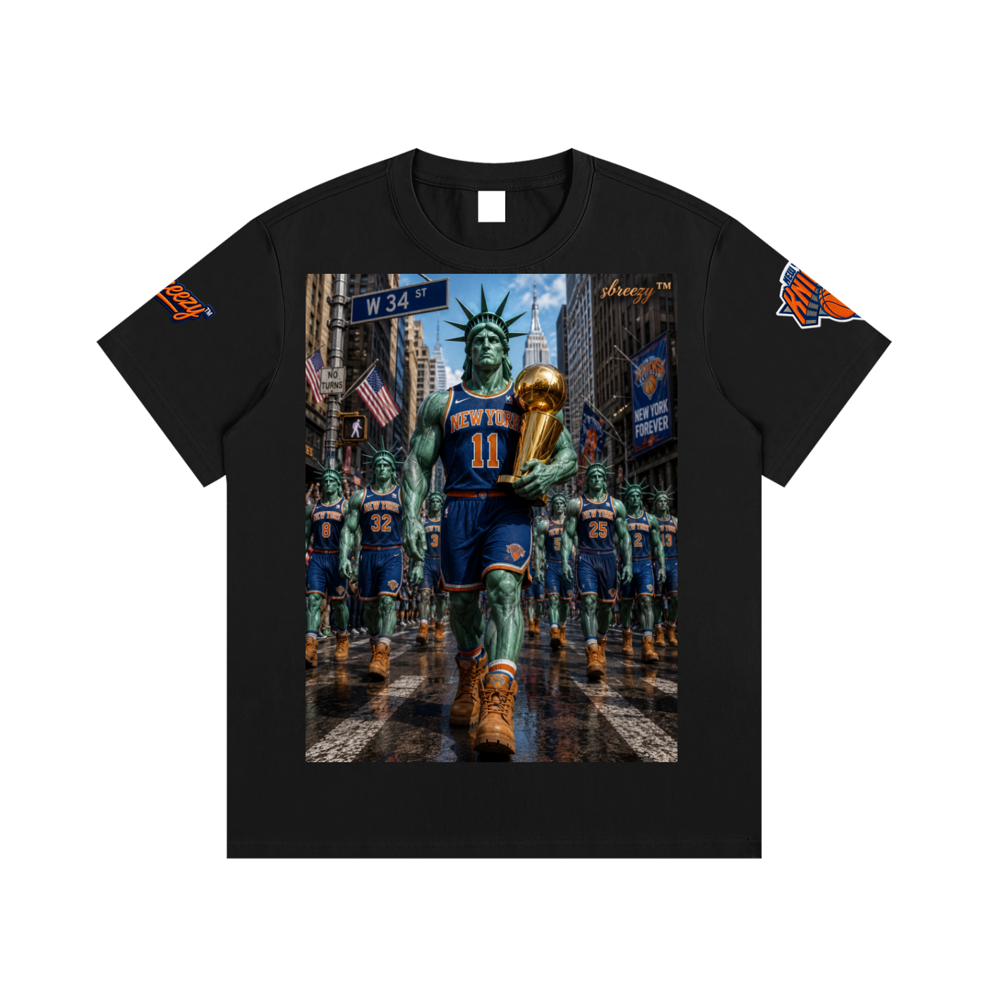 Statue  Of Jalen Brunson T-shirt
