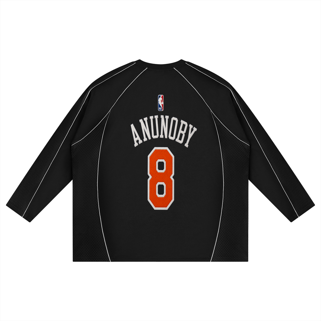 OG Anunoby sbreezy Knicks Paneled Raglan Soccer Jersey