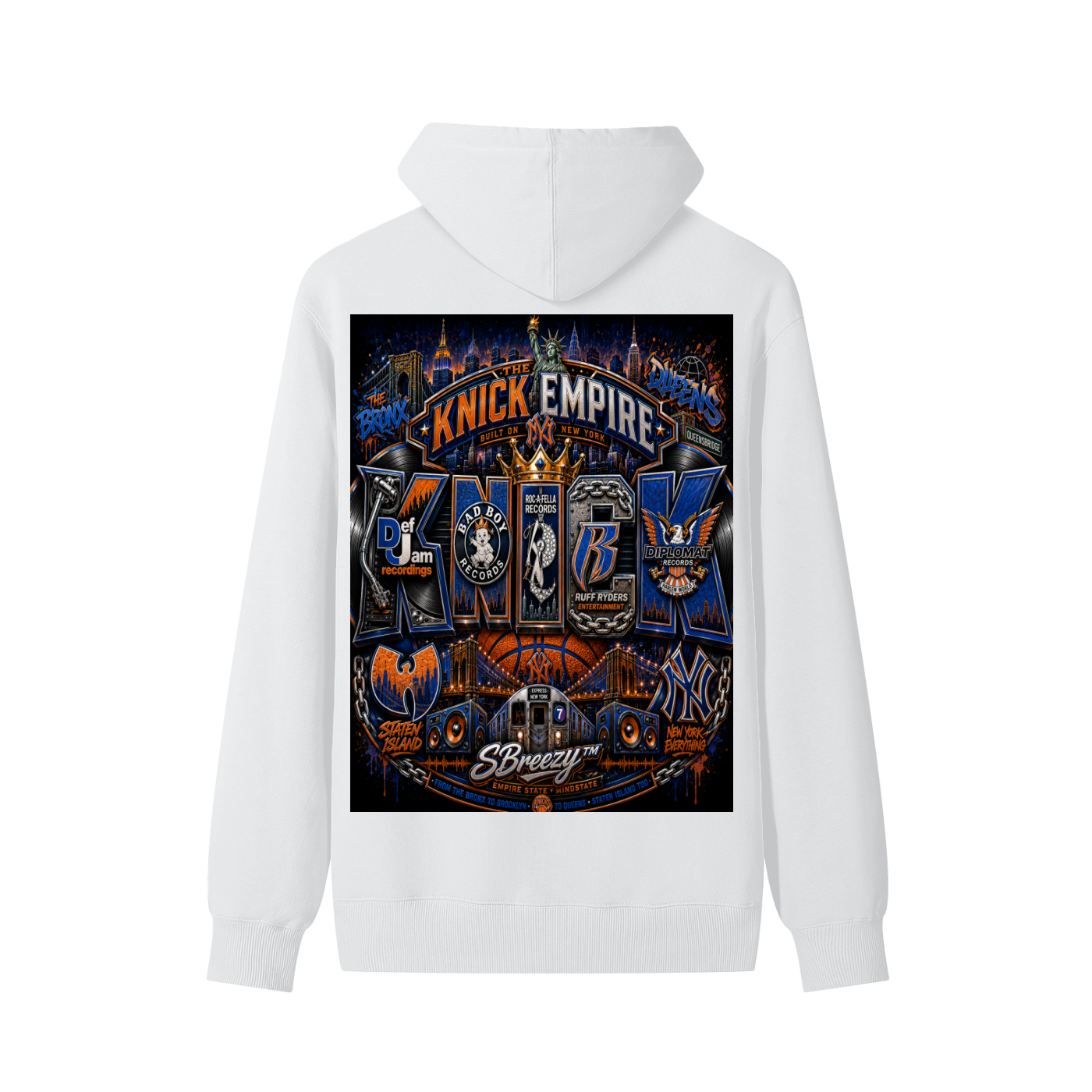 Knicks record label inspiration Hoodie