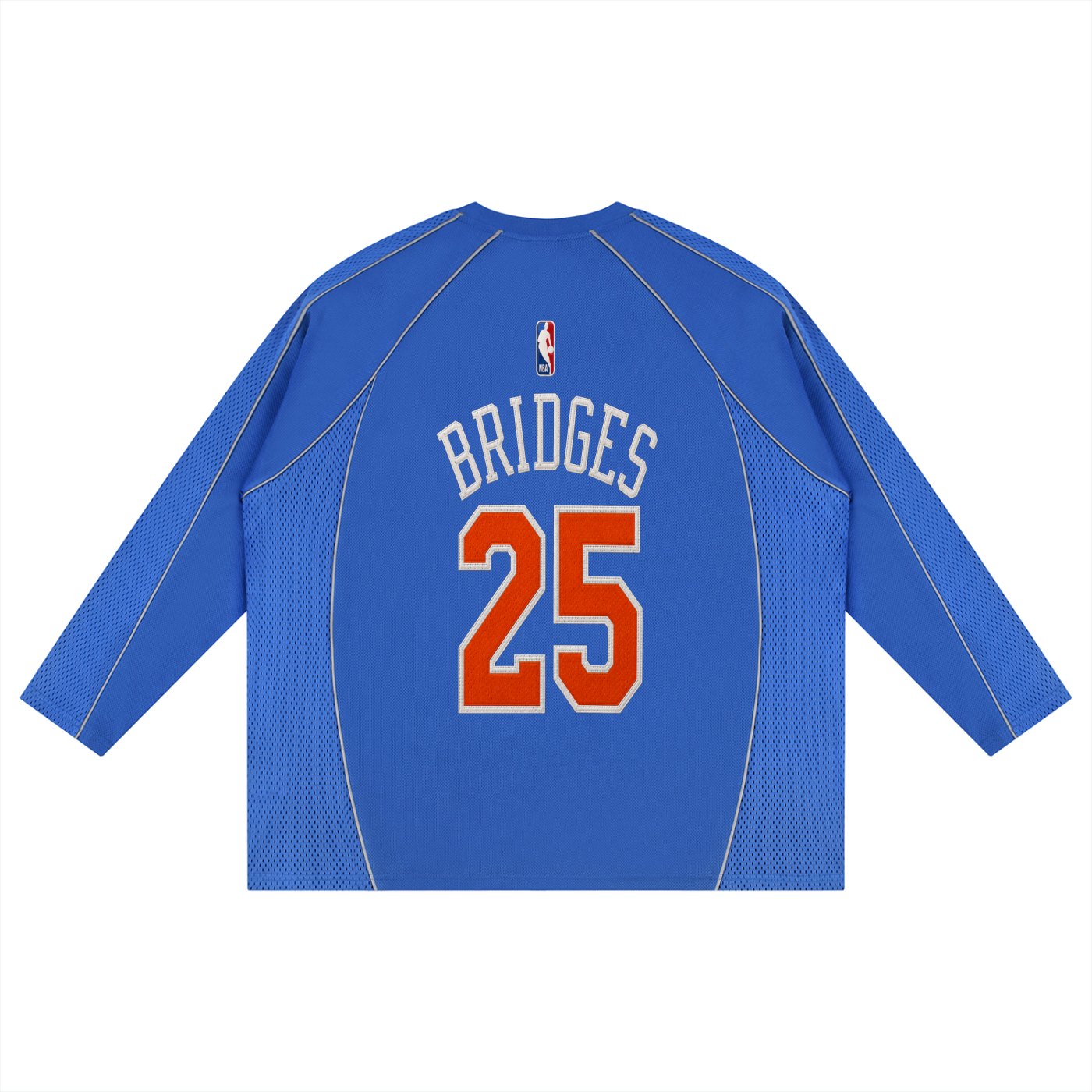 MIKAL BRIDGES Sbreezy Knicks Paneled Raglan Soccer Jersey