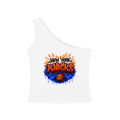 Knicks Women's One-Shoulder Crop T-Shirt