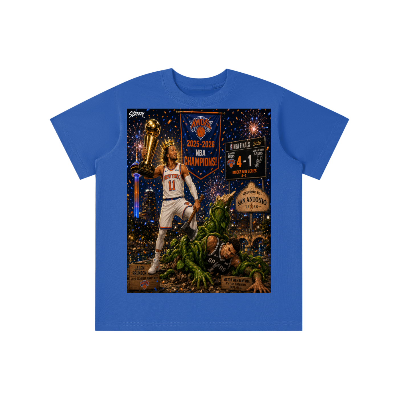 Jalen and the beanstalk alien Kids' T-shirt