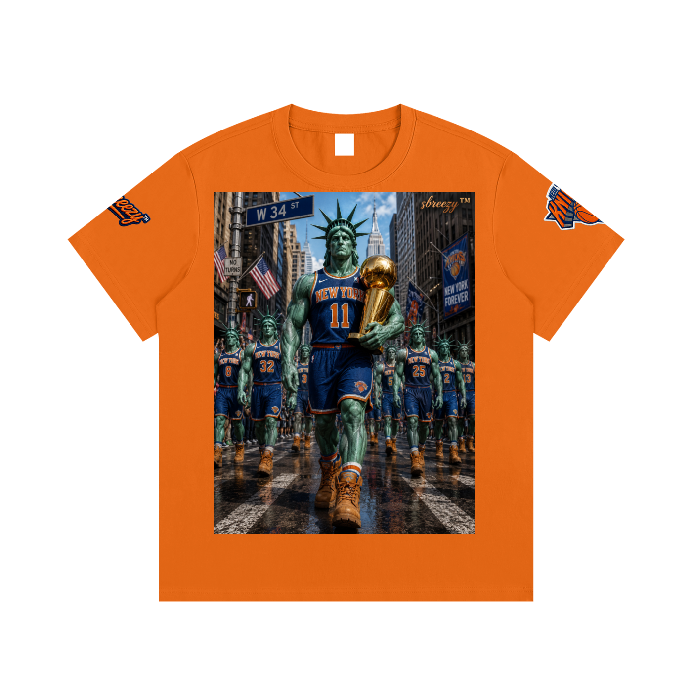 Statue  Of Jalen Brunson T-shirt