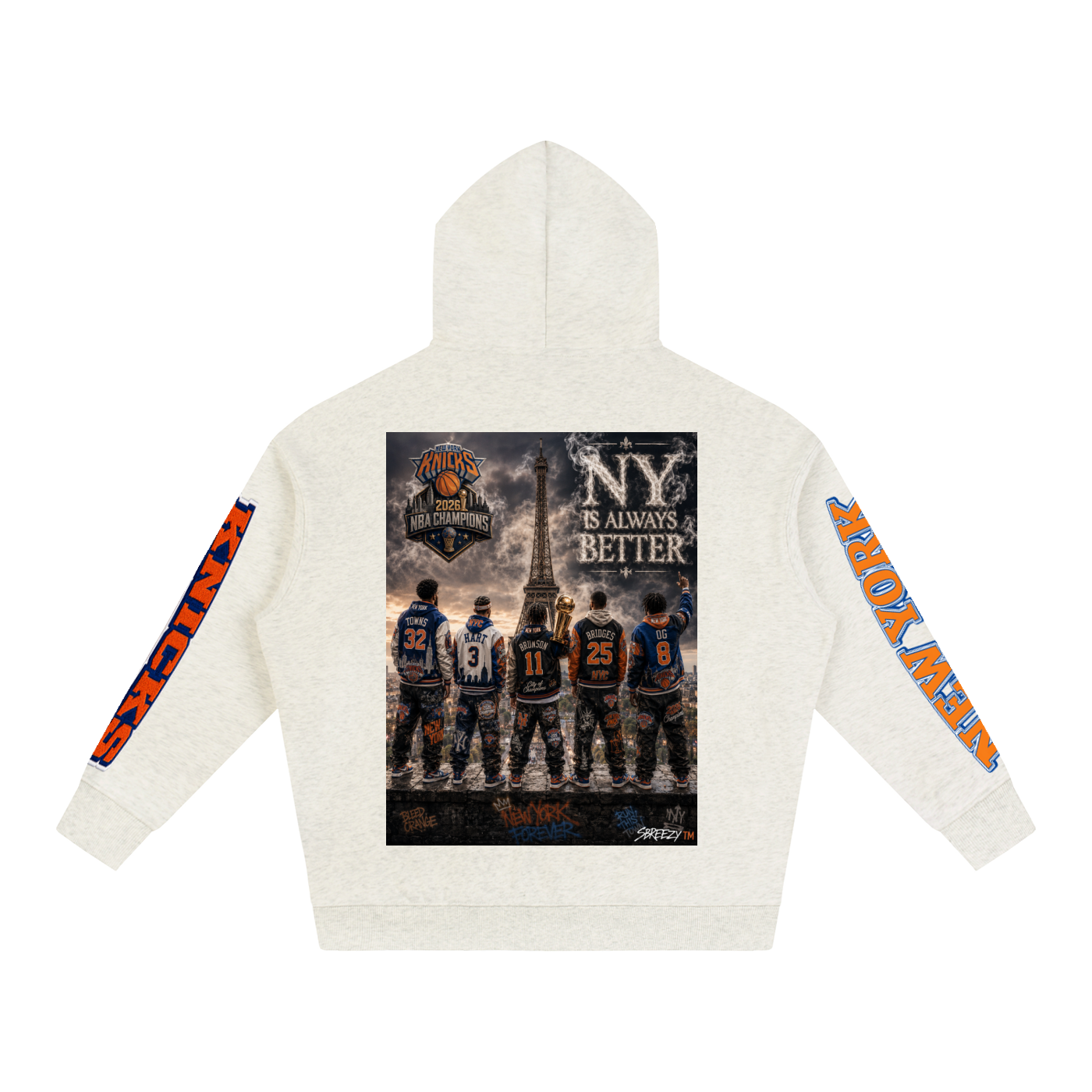 Knicks Paris tour Hoodie