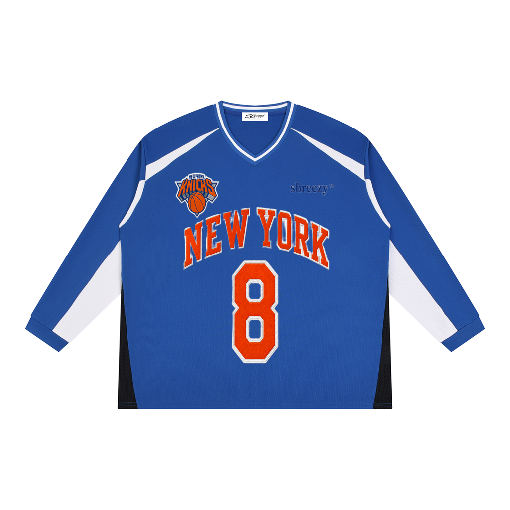 Sbreezy OG Knicks Block Long Sleeve Jersey
