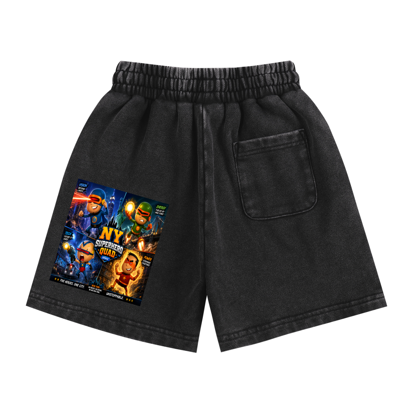 Nyc Superhero movement Kids' Shorts