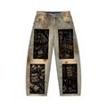 Sbreezy NYC Men’s Vintage Wash Barrel Leg Jeans