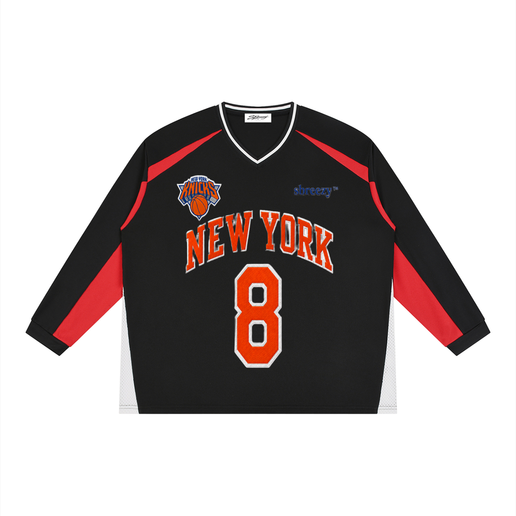 Sbreezy OG Knicks Block Long Sleeve Jersey