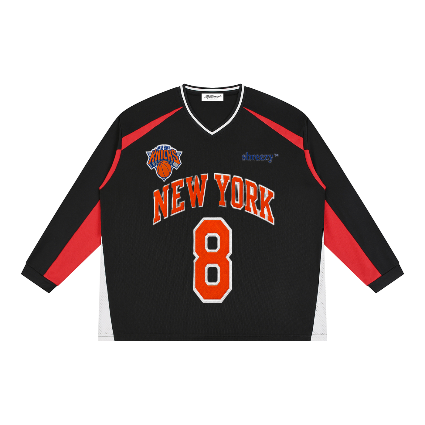 Sbreezy OG Knicks Block Long Sleeve Jersey