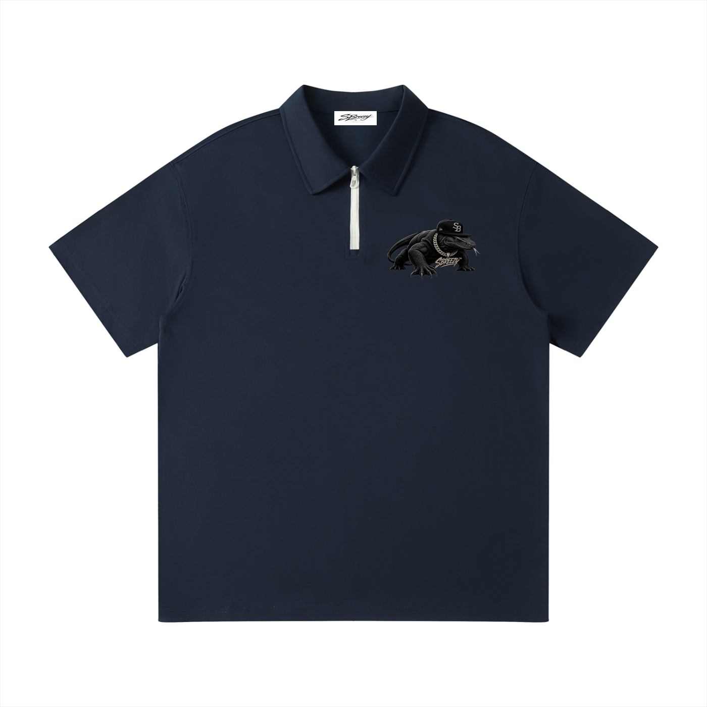 Sbreezy Komo Dragon Quarter-Zip Polo Shirt