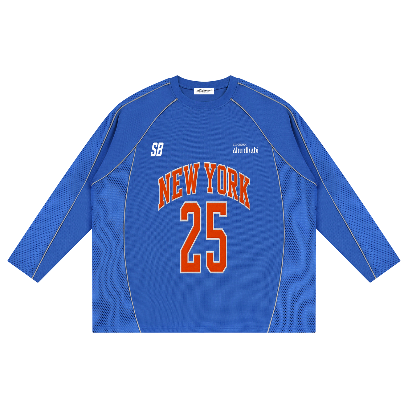 MIKAL BRIDGES Sbreezy Knicks Paneled Raglan Soccer Jersey
