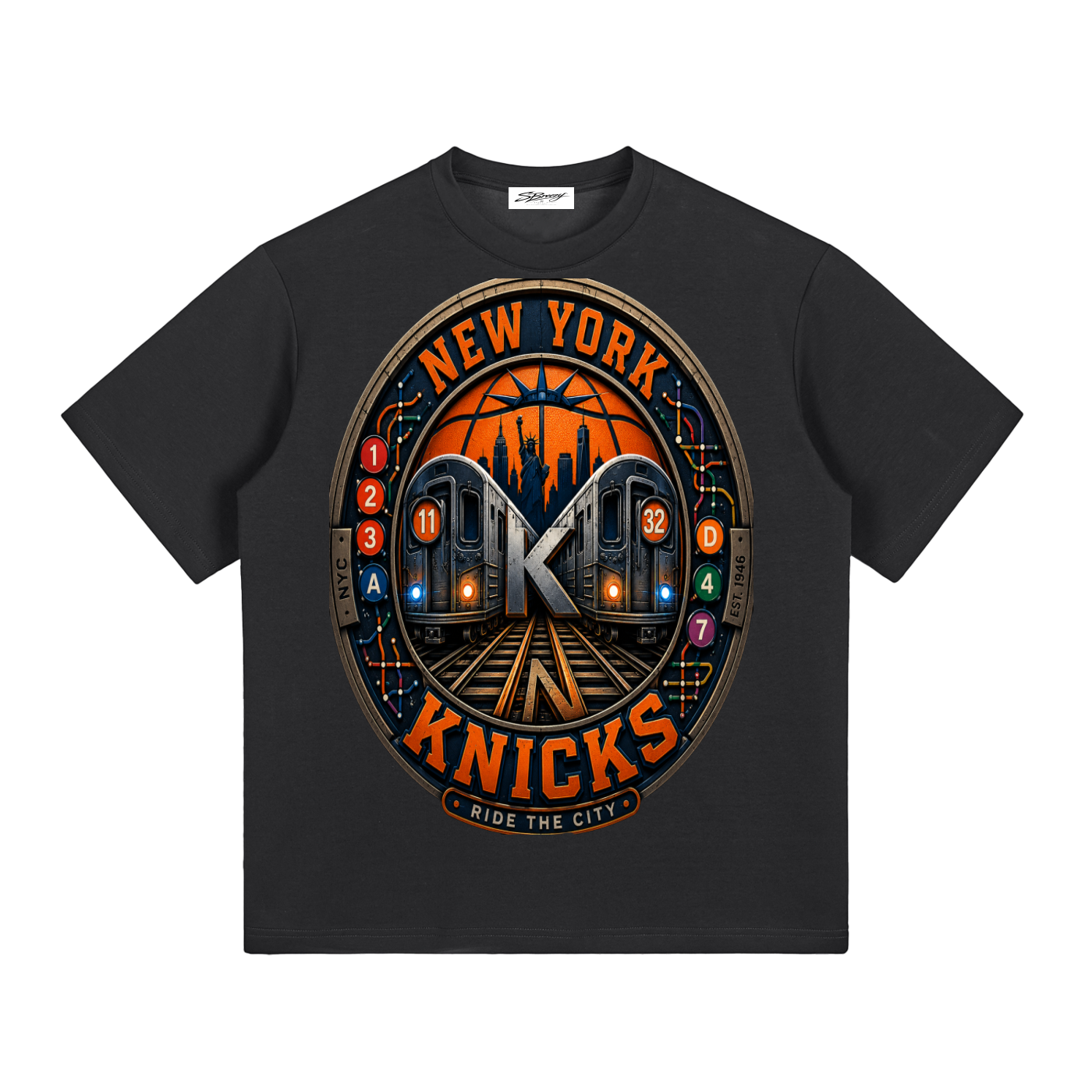 Knicks subway logo T-Shirt