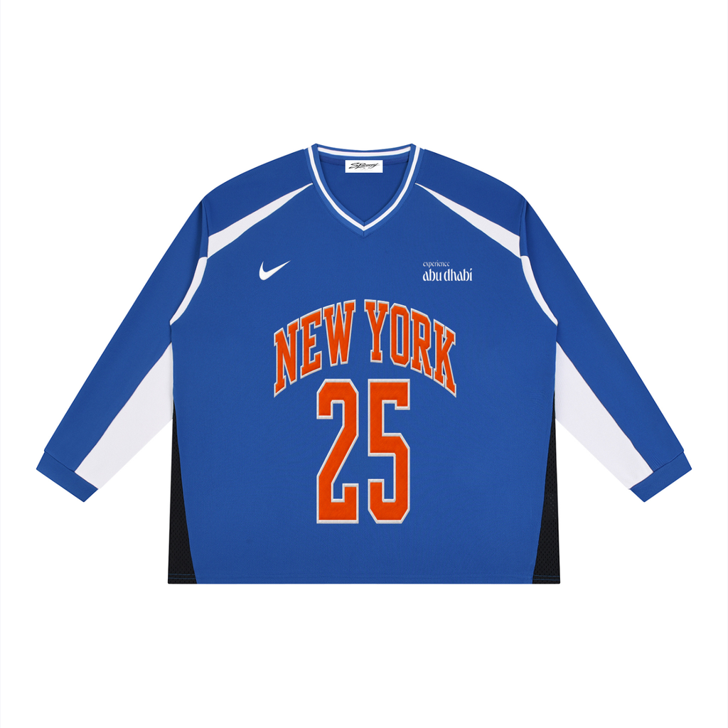 Knicks Mikal Long Sleeve Jersey