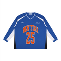 Knicks Mikal Long Sleeve Jersey