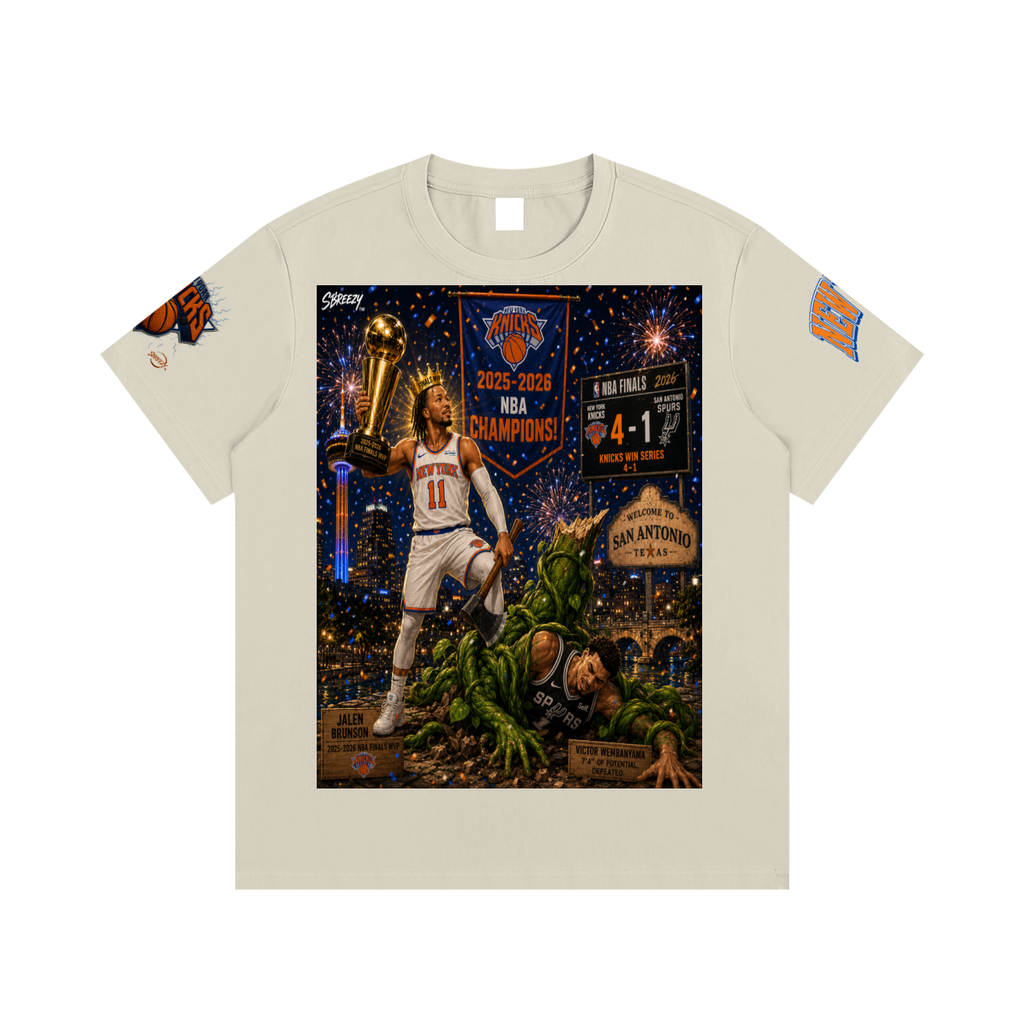Jalen Brunson and the beanstalk alien T-Shirt